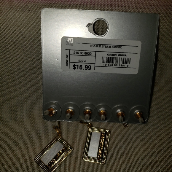 SugarFix by Baublebar "Straight to Tape " Pierced Earrings - Picture 5 of 6